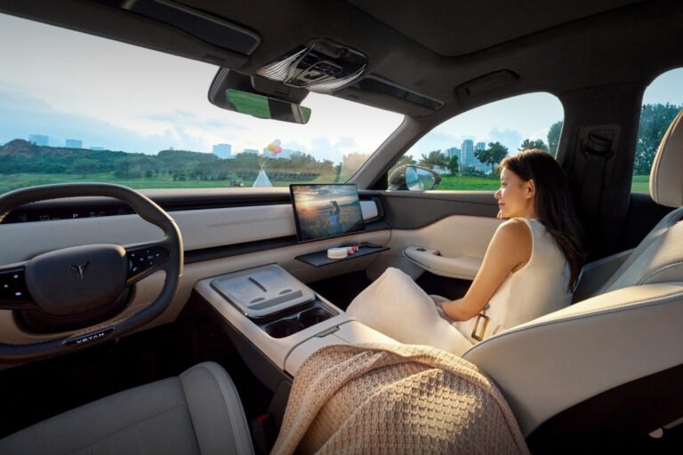 Voyah Courage priekinis interjeras